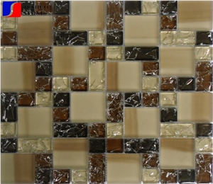 Glass Mosaic Pattern,Decorative Mosaic Tile for Bathroom Kitchen Wall