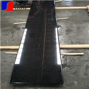 India Gold Star Black Galaxy Granite,Nero Star Galaxi Counter China