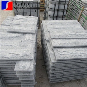 Natural Split G654 Mushroomed Cladding Stone Tiles for Wall Cladding