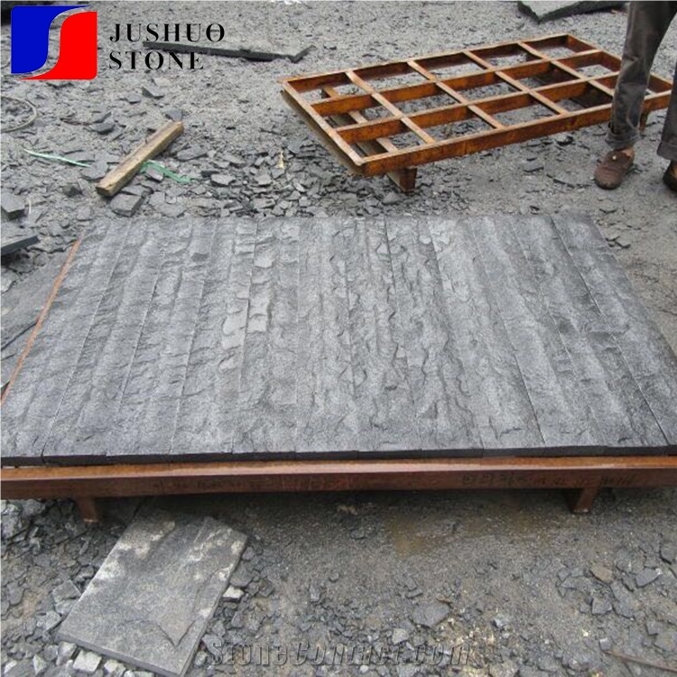 Natural Split G654 Mushroomed Cladding Stone Tiles for Wall Cladding