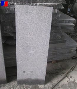 Natural Stone G654 Flamed Granite Black Stairs/Steps for Exterior Use