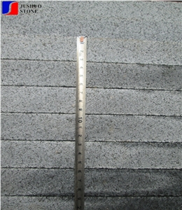 Natural Stone G654 Flamed Granite Black Stairs/Steps for Exterior Use