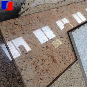 Orlando Granite Giallo Slab for Countertop/Island Top Kitchen Usage