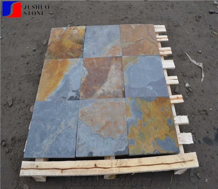 Rusty Slate Tiles,Slate Flooring Tile on Sale,Walkway Paver Covering