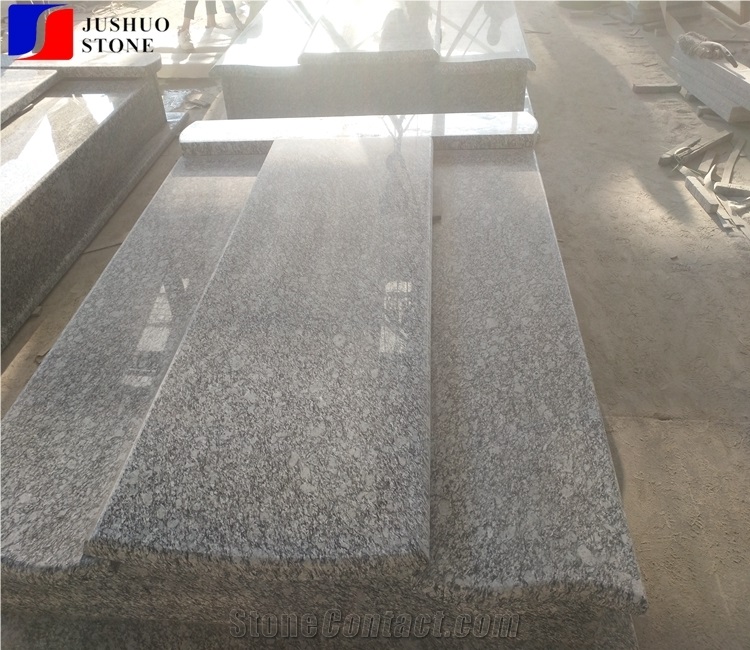 Spray White China White Wave Granite Prices,China Grey Tombstone