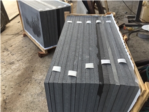 Volcano Black Basalt China Honed Cut-To-Sized Hainan Basalt Slab Tiles