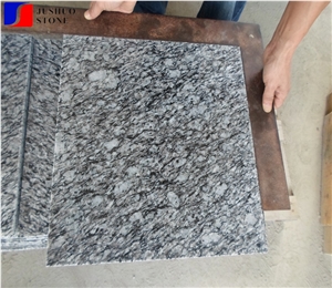 Zijiang White Granite,Zijiang Spray,Zijiang Sea Flower Floor/Wall Tile