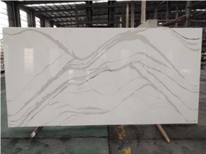 Calacatta White Quartz Slabs