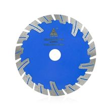 Hot Pressed Protective Teeth Diamond Saw Blade for Cutting Concrete