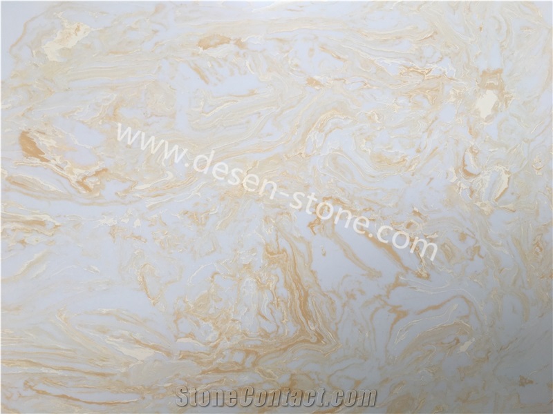 Amber Golden Jade Artificial Onyx Engineered Stone Slabs&Tiles Walling