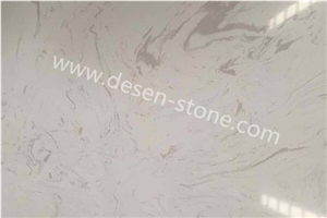 Ariston White Artificial Marble Engineered Stone Slabs&Tiles Skirtings