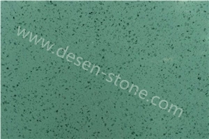 Crystal Green Diamond Quartz Stone/Artificial Marble Stone Slabs&Tiles