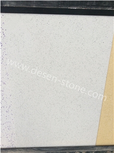 Crystal White Artificial Marble Engineered Stone Slabs&Tiles Flooring