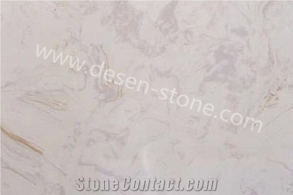 Dubai Beige Artificial Marble Engineered Stone Slabs&Tiles Vanity Tops