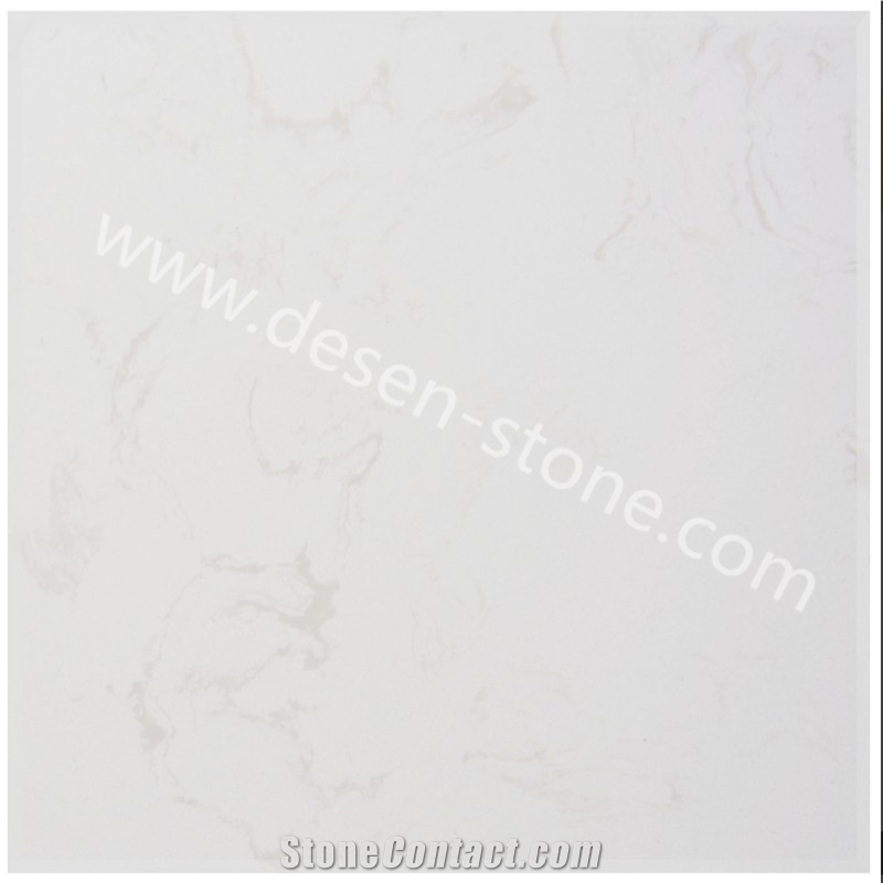 First-Class Ariston White Artificial Marble Engineered Stone Slabs