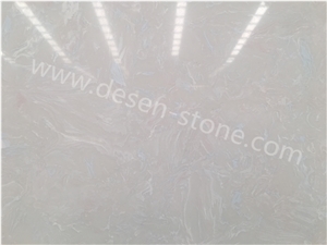 Ice Flower Blue Onyx Artificial Onyx Engineered Stone Slabs&Tiles Wall