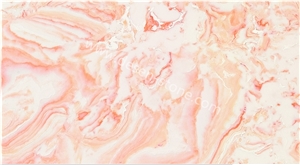 Multicolor Red Onyx Artificial Onyx Man-Made/Manufactured Stone Slabs