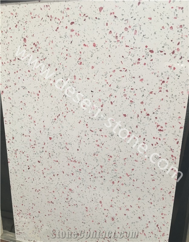 Red Diamond Quartz Stone/Artificial Marble Stone Slabs&Tiles Skirtings