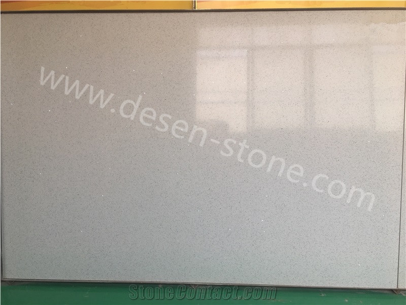 Silver Star Diamond Engineered Stone/Artificial Marble Stone Slab&Tile