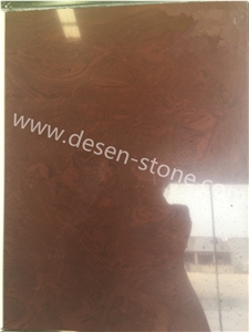 Wine Red Artificial Marble Engineered Stone Slabs&Tiles for Vanity Tops