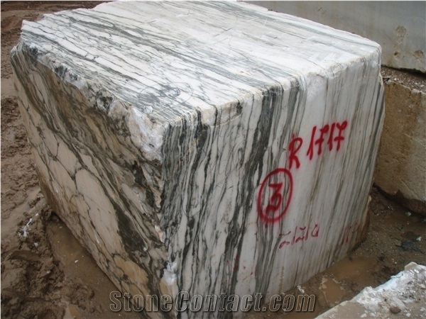 Crystallina Semi-White Marble Blocks