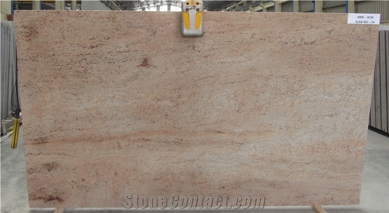 Ivory Brown Granite Slabs
