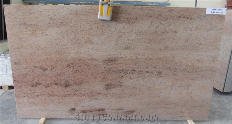 Ivory Brown Granite Slabs
