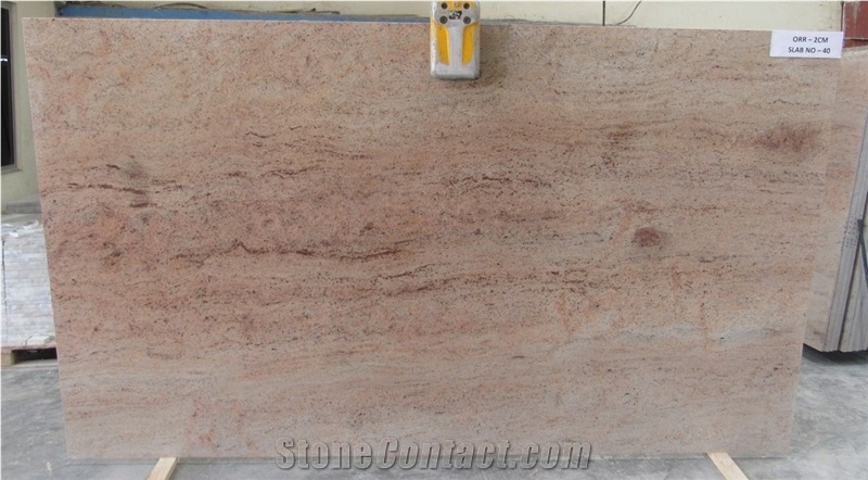 Ivory Brown Granite Slabs
