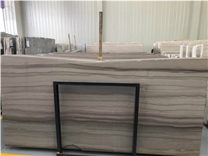 Athens Wood Grain Marble Polished Slab/Tile/Cut to Size for Floor&Wall