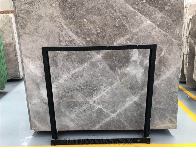 Dora Cloud Grey Marble Polished Slab/Tile/Cut to Size for Floor & Wall