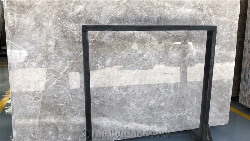 Dora Cloud Grey Marble Polished Slab/Tile/Cut to Size for Floor & Wall