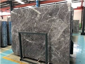 Hermes Grey /Brown /Emperador Fume Marble Polished Slab&Tile for Floor