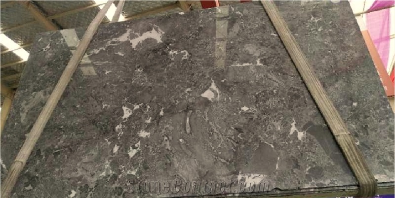Rome Cloud Grey Marble Polished Slab/Tile/Cut to Size for Floor&Wall