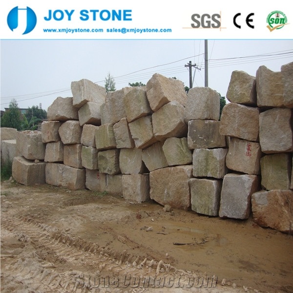 Chinese G682 Granite Cobblestone with Different Size for Landscaping