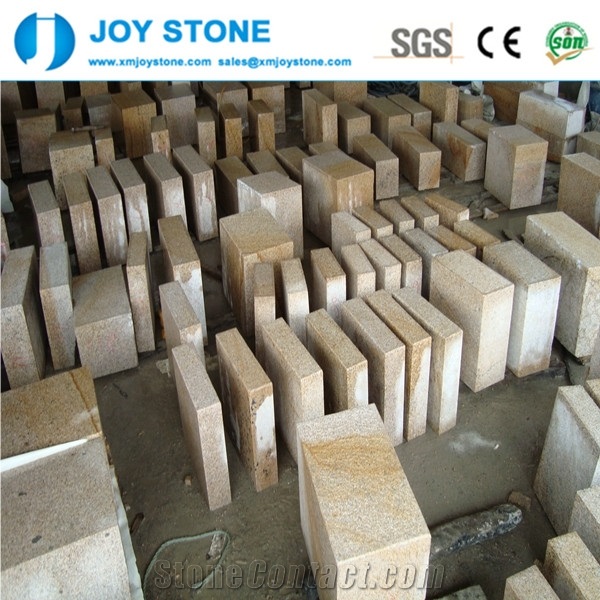 Chinese Rusty Yellow G682 Granite Kerbstone Types