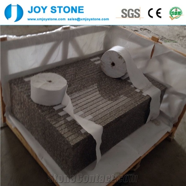 Whole Sales Polished G6363 Apple Pink Sara Rose Granite Stair Tread