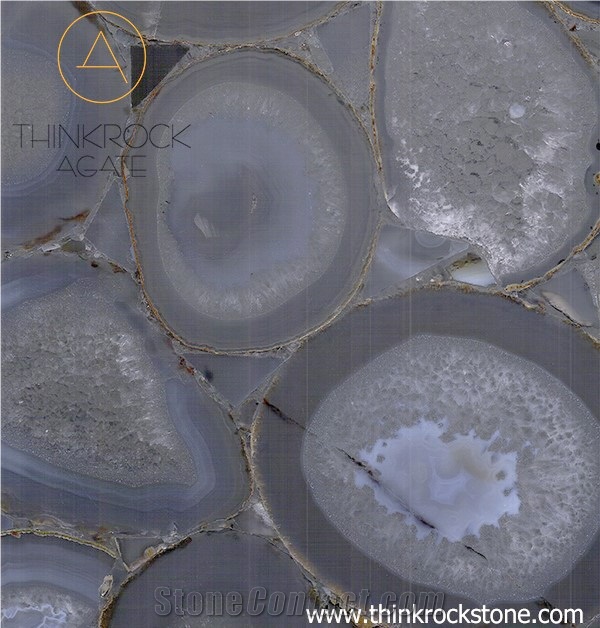 Agate Natural Gemstone Backlit Slabs
