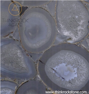 Agate Natural Gemstone Backlit Slabs