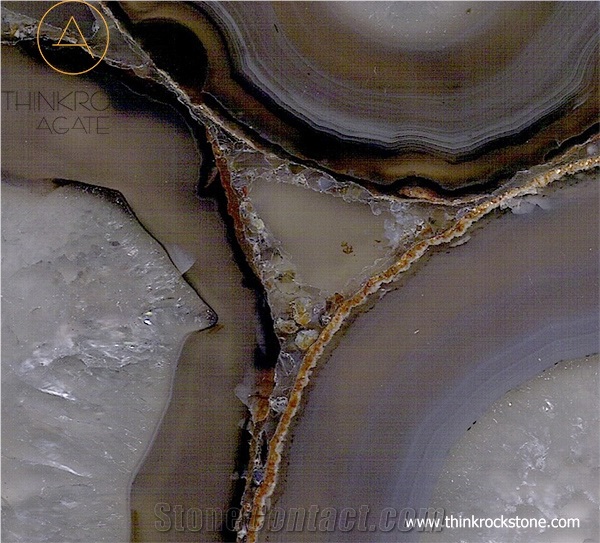 Agate Natural Gemstone Backlit Slabs
