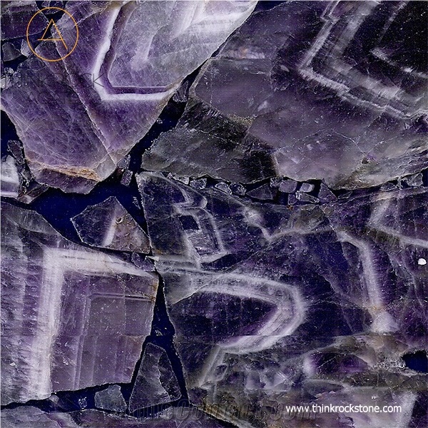 Amethyst Backlit Interior Decoration Building Materials