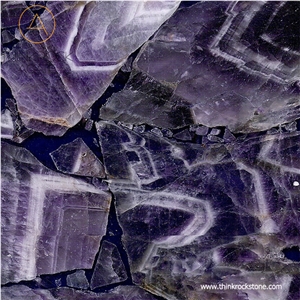 Amethyst Backlit Interior Decoration Building Materials