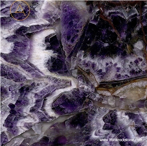 Amethyst Backlit Interior Decoration Building Materials