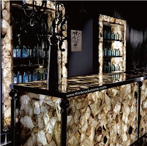 Aragonite Backlit Semi Precious Stone Slabs