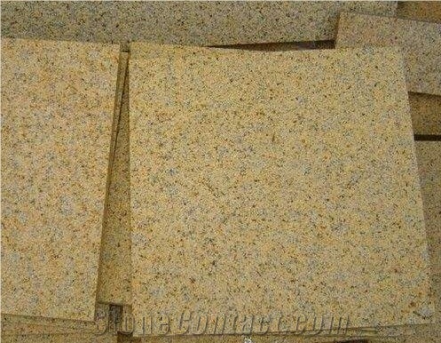 China Putian Rust Granite Slab Flooring Tile