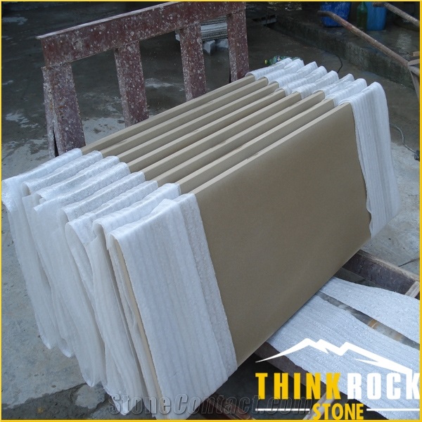 China Yellow Sanstone Slabs & Tiles, Natural Beige Sandstone Tiles
