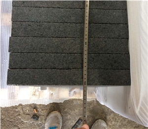 China Yixian Zijing Bauhinia Black Granite Slab Tile