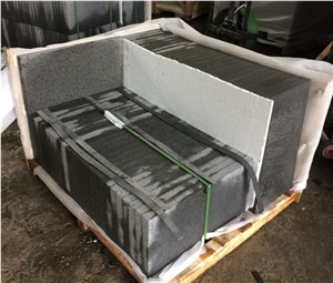 China Yixian Zijing Bauhinia Black Granite Slab Tile