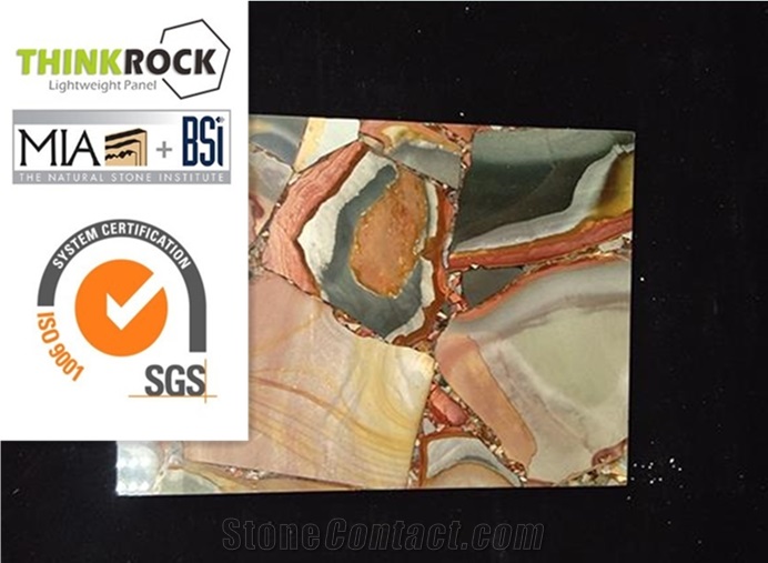 Diy-Friendly Polished Multi-Color Agate Glass Compostie Yellow Gem