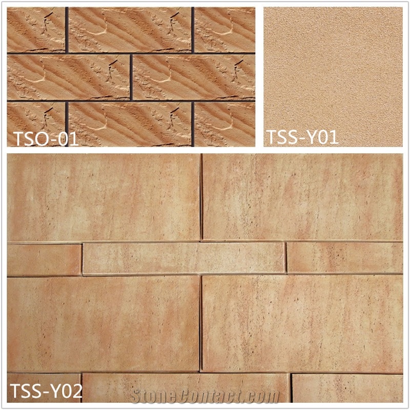 Eco Artificial Sandstone, Can Used as Garden Patio Pavers, Wall Panel
