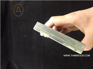 Green Amazonite Gem Stone Glass Compostie Slabs